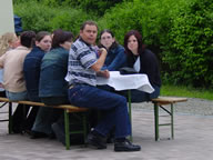 Tivola's Welt - Bildergalerie Neuendorfer Dorffest im Jahr 2003 - Beatabend mit der Gruppen The Jets, Sperrstund und Sohlmen