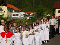 Tivola's Welt - Bildergalerie Kommunion in Neuendorf im Jahr 2003