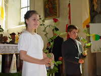 Tivola's Welt - Bildergalerie Kommunion in Neuendorf im Jahr 2003