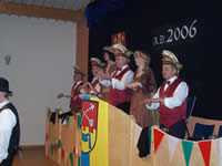 Tivola's Welt - Bildergalerie 1. Faschingssitzung am 11.02.2006 in Schnrainhalle in Neuendorf 
